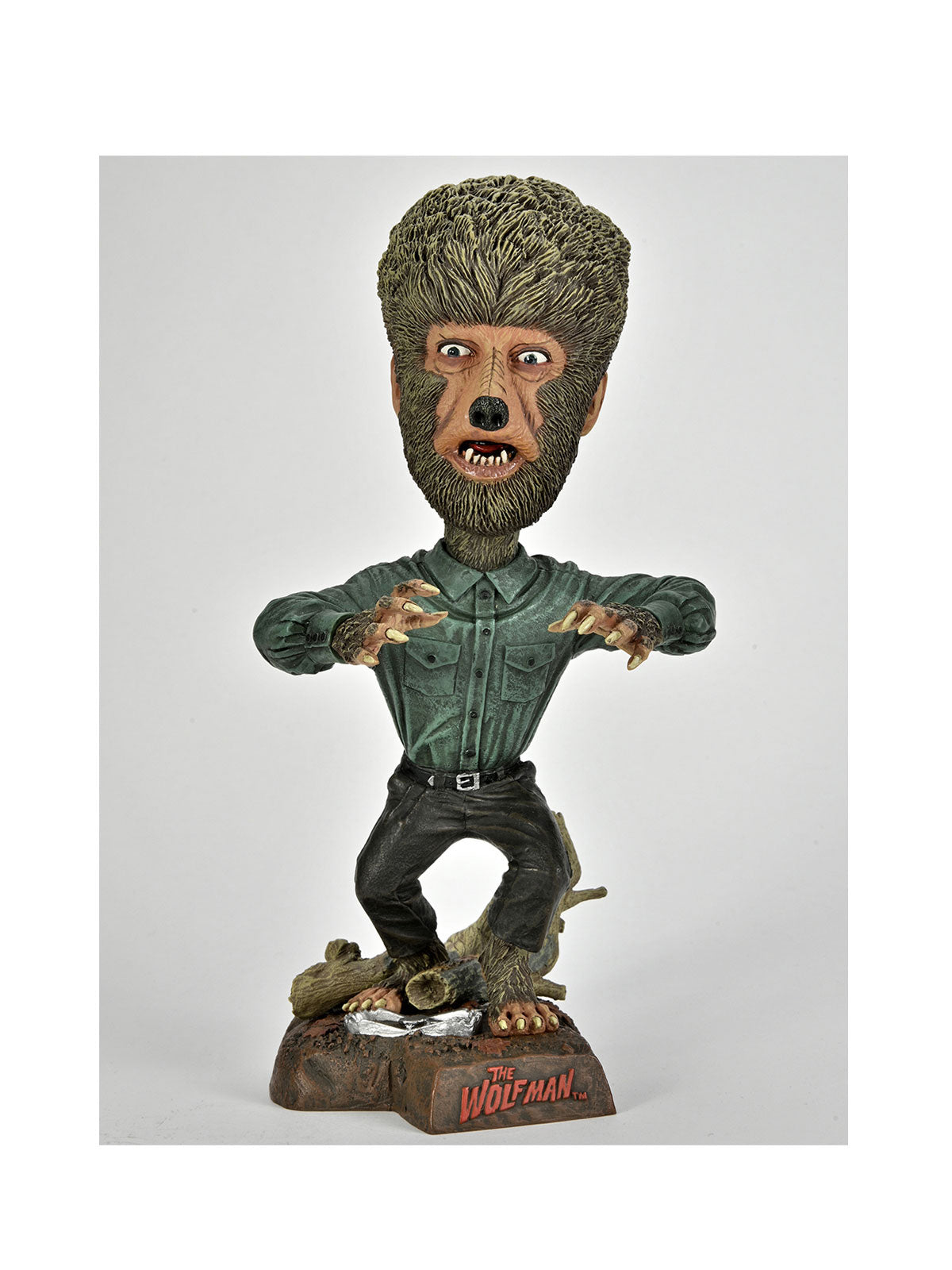 Wolf Man Head Knocker 8" Resin Bobble Head – Universal Monsters