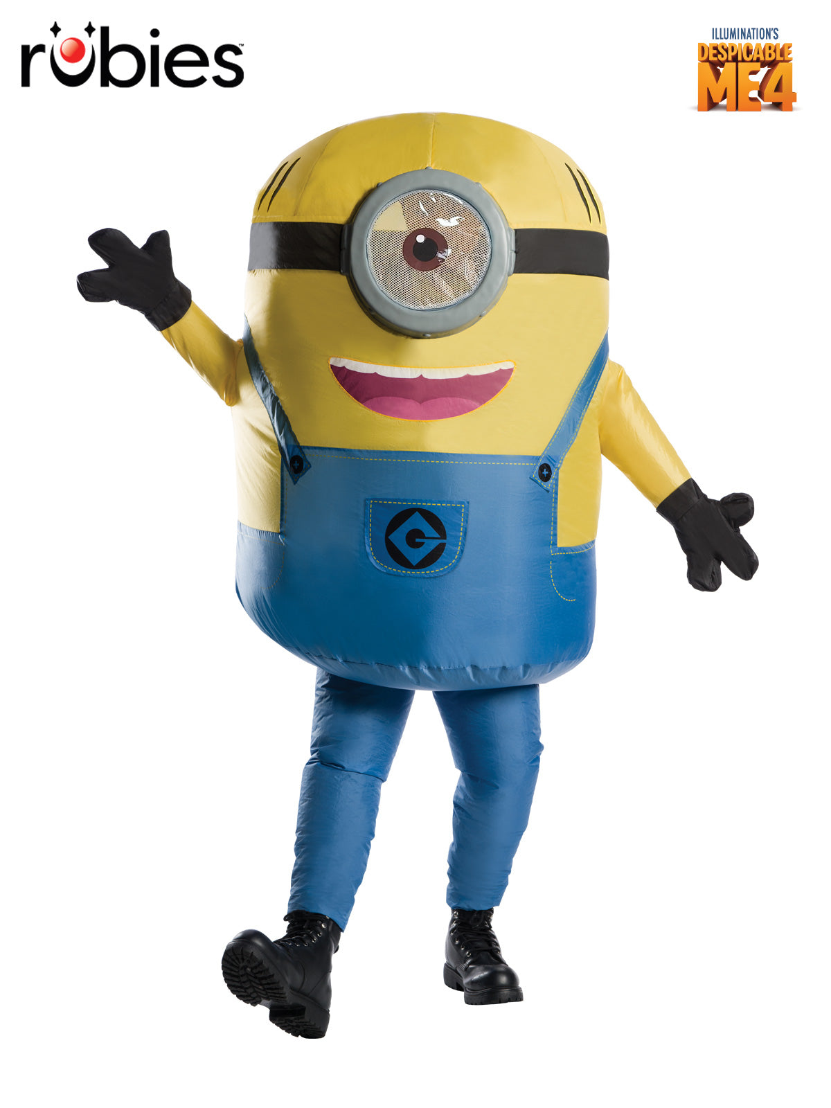 Minion Inflatable Costume Adult Despicable Me 4 Suit with Fan and Goggles View
