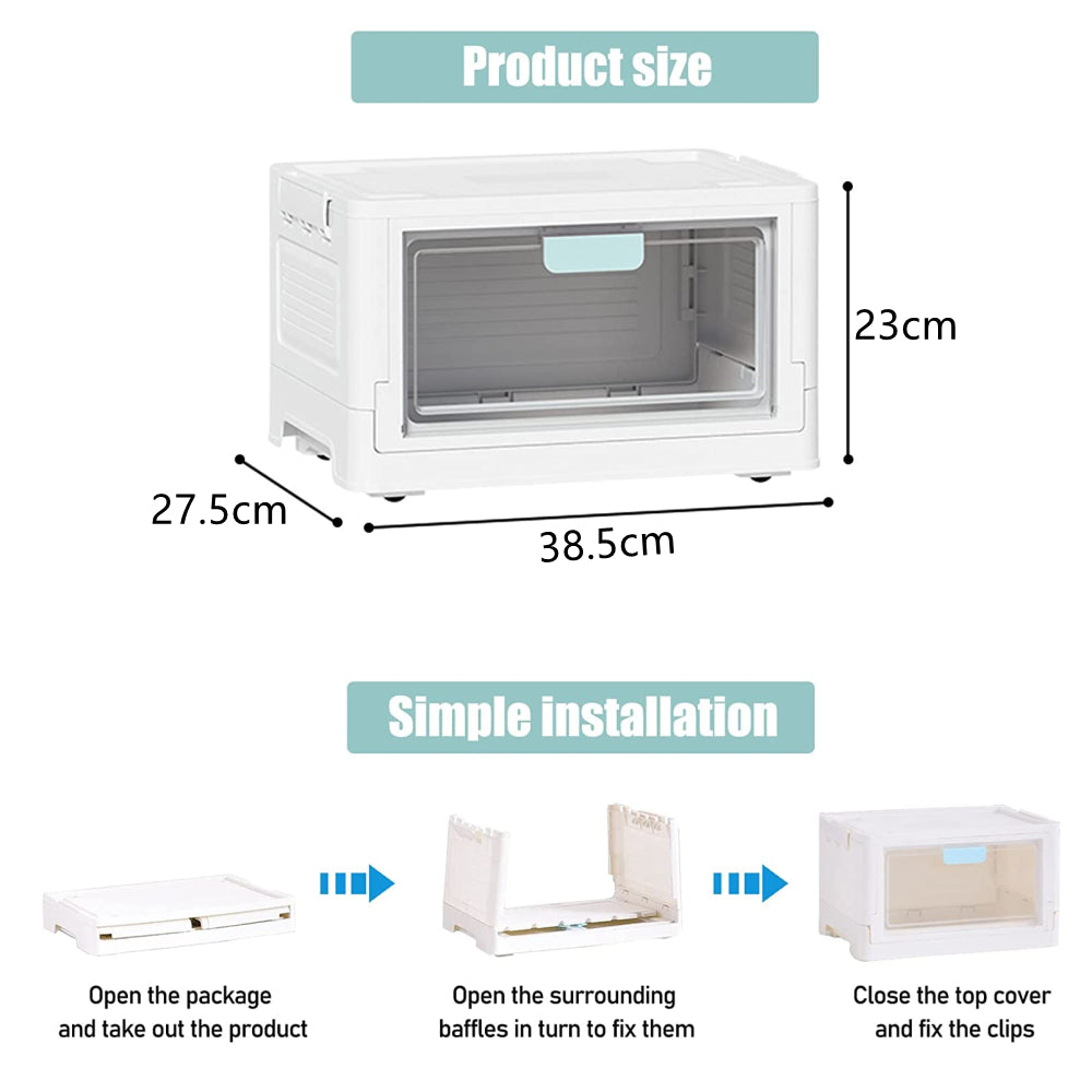 STORFEX Collapsible Storage Bins Closet Organizers