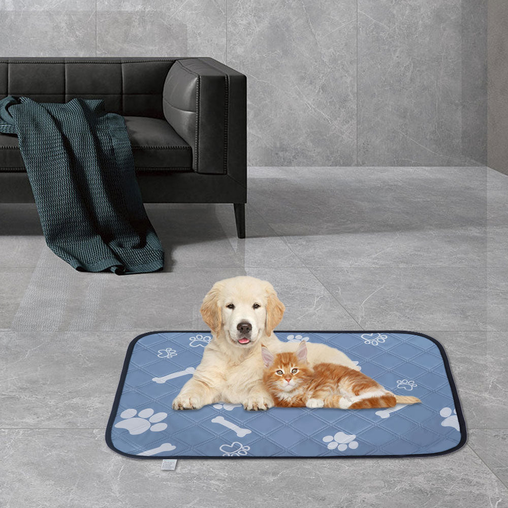 PETSWOL 2 Pack Pet Dog Diaper Bone Pattern Pee Pad