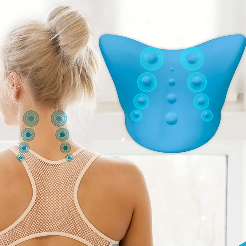 Neck and Shoulder Memory Foam Pillow Pain Relief Spine Aligning Tool