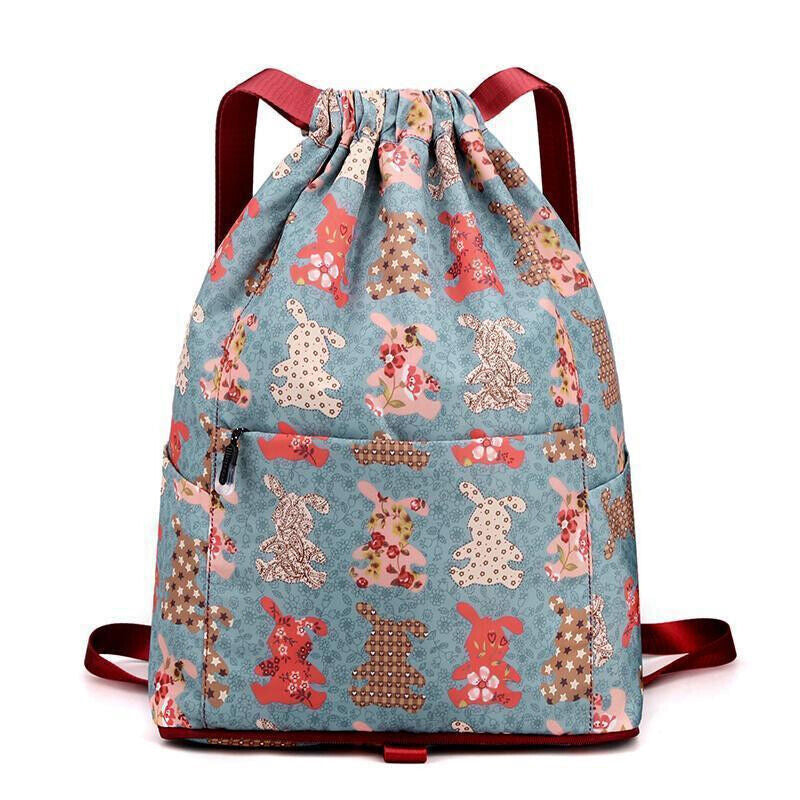 Foldable Drawstring Large Capacity Travel and Sports Backpack