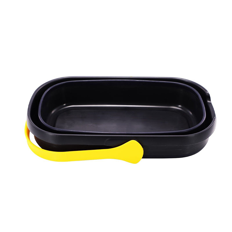 Collapsible Plastic Mop Washing Bucket Fit Sponge Mop Flat Mop Cotton Mop