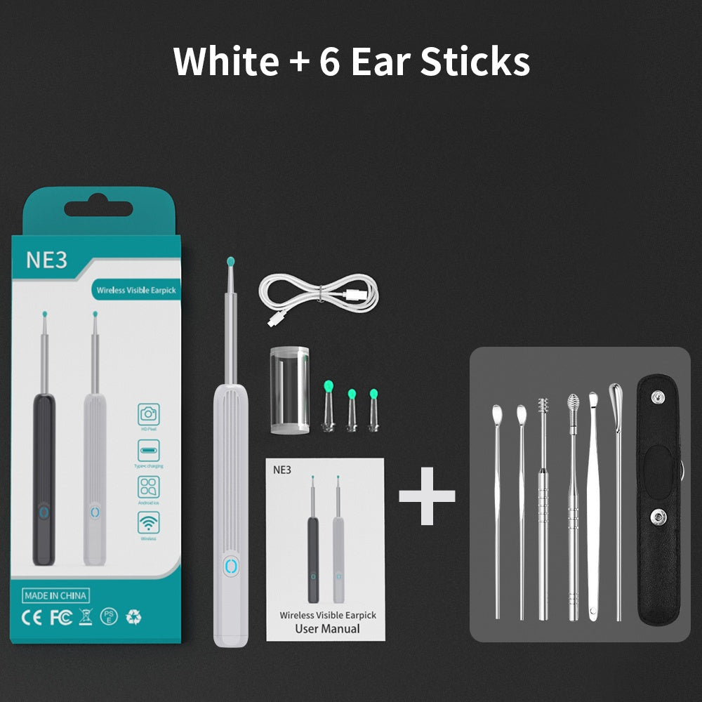 Wireless Smart Visual Ear Cleaner Otoscope