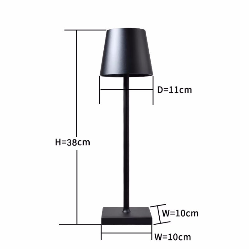 USB Rechargeable Ambiance Wireless Touch Lamps Waterproof LED Lights