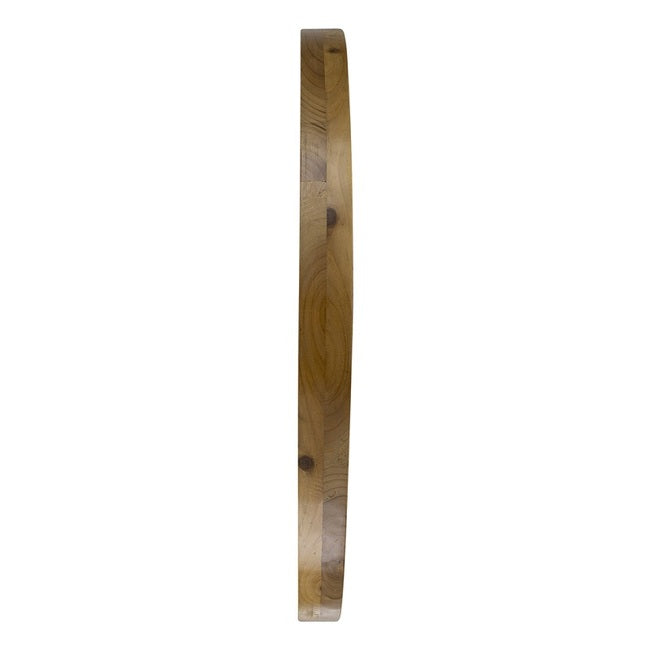 Meringa Round Mirror 70cm Natural Light Enhancing Wall Decor