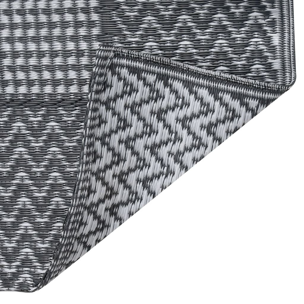 Outdoor Carpet ARAKIL Grey 190x290 cm PP