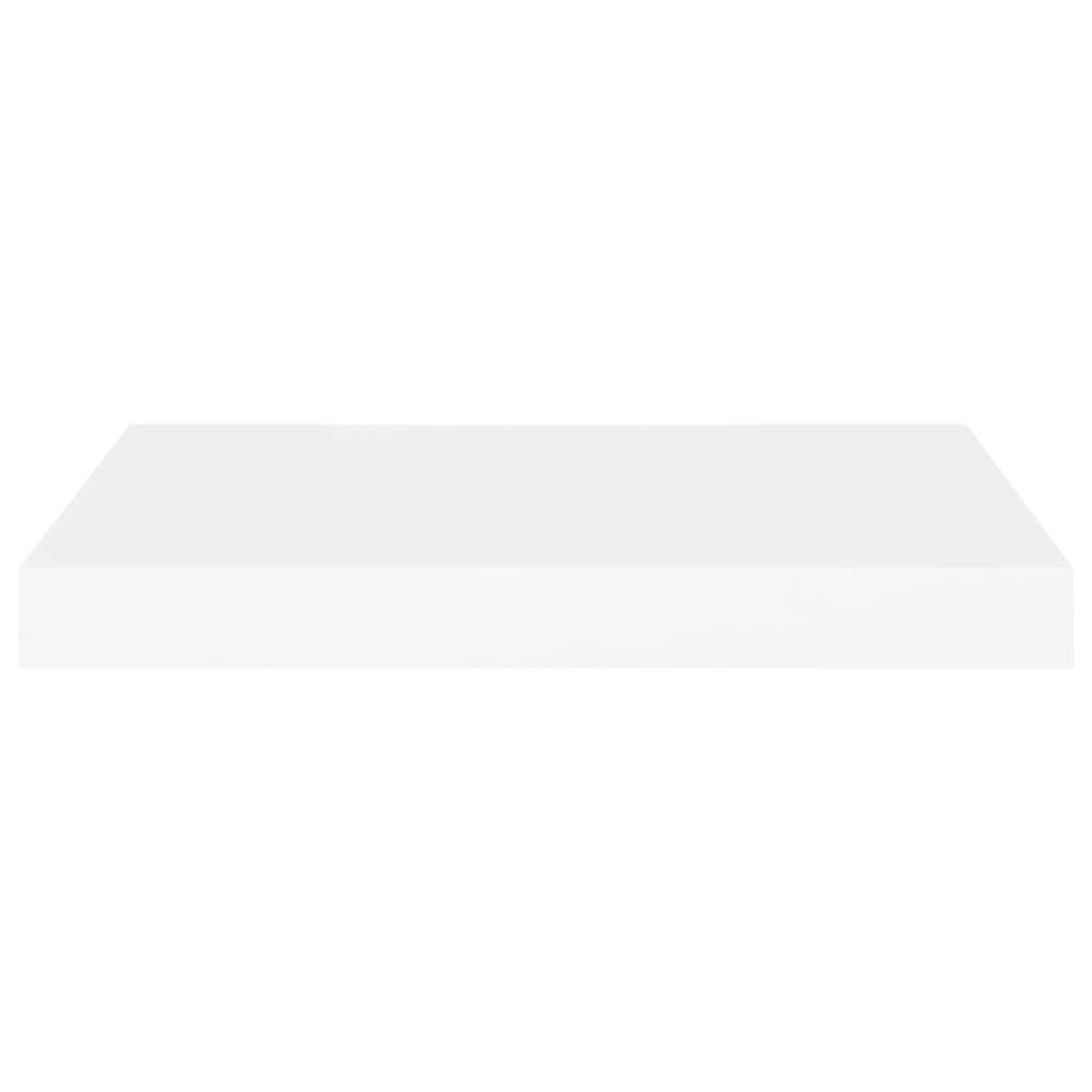 Floating Wall Shelf White 40x23x3.8 cm MDF