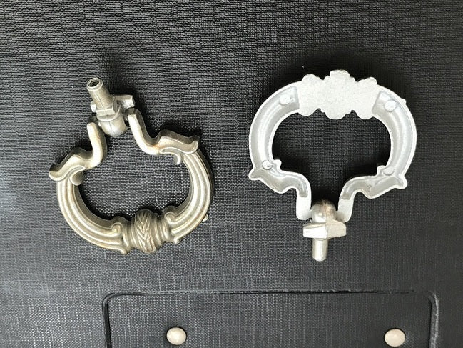 Antique Champagne set of 2 Drawer Pull Handles