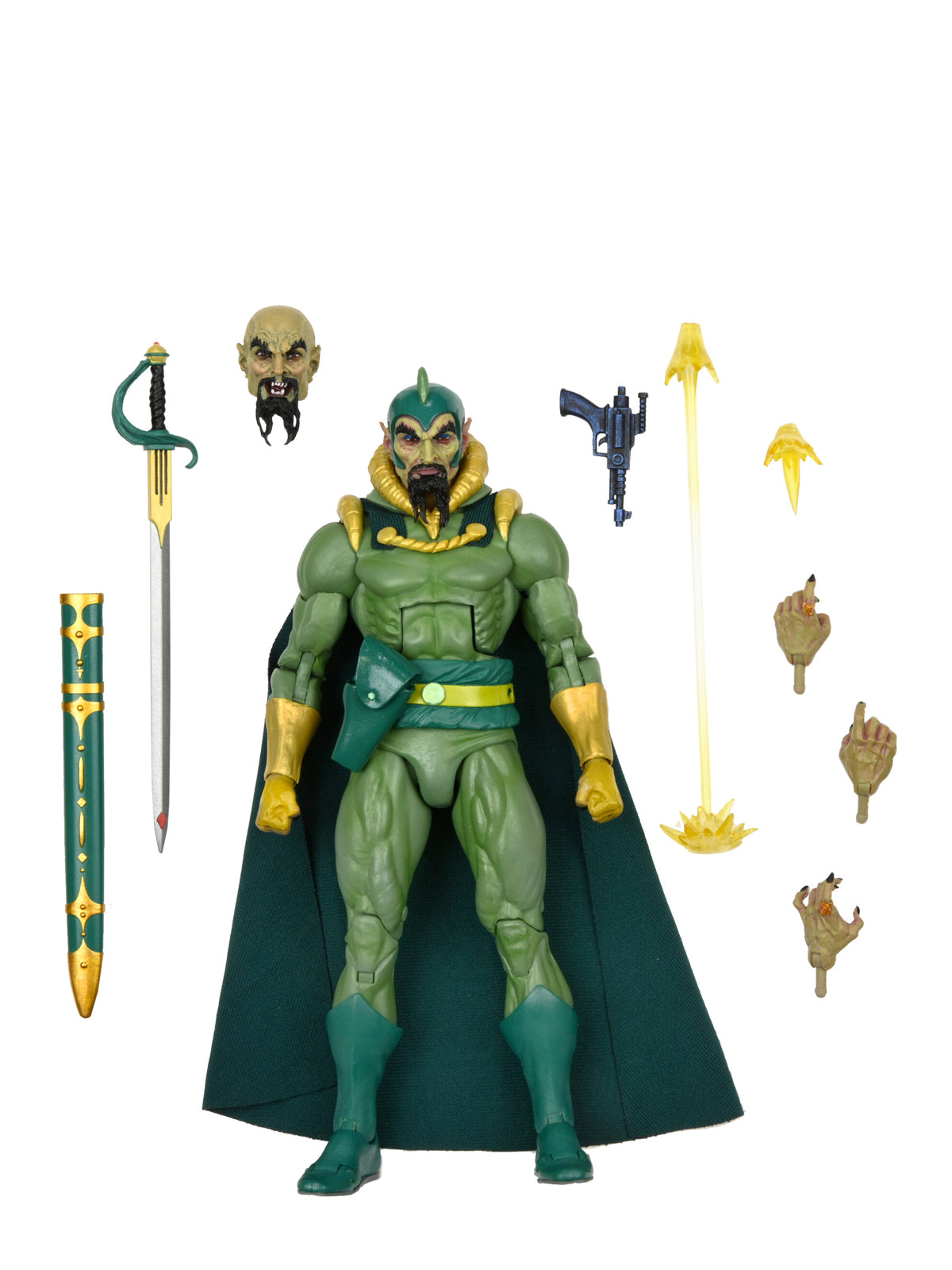 Ming the Merciless Classic Action Figure 7” with Blaster & Cape