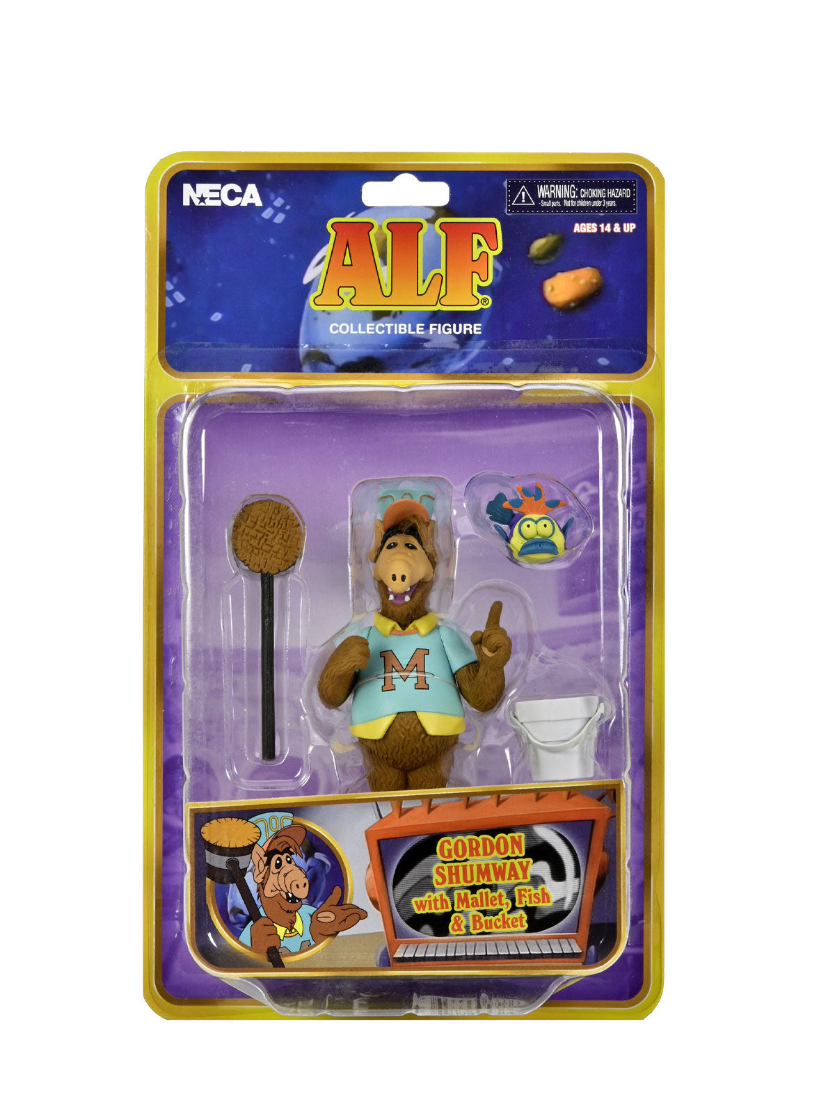 ALF Toony Classics Baseball Action Figure 6” Scale with Accessories Brown
