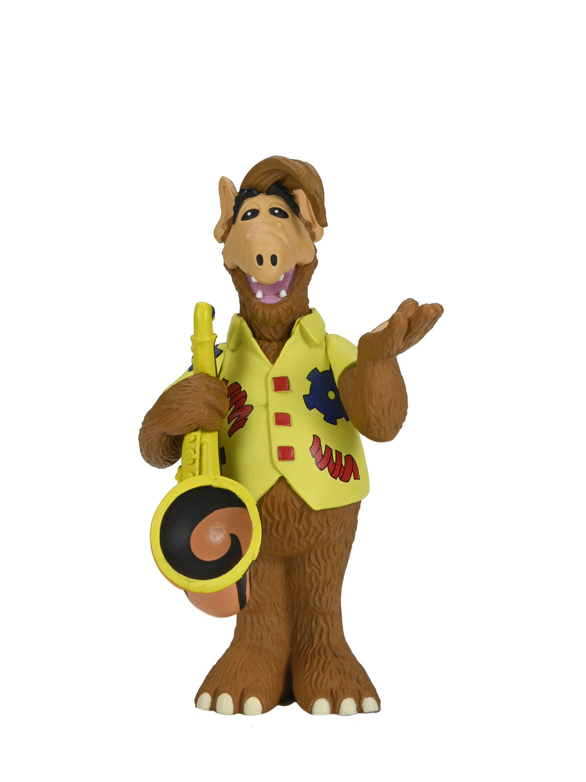 ALF Toony Classics Saxophone Action Figure 6” Scale with Accessories – Brown