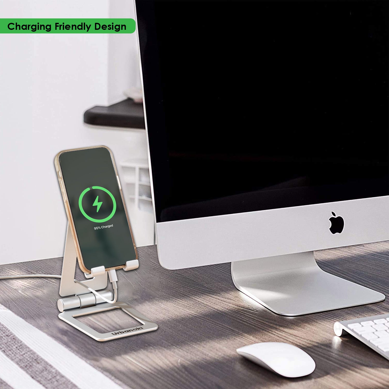 Portable Dual Folding Phone and Tablet Stand Desk Travel Cradle Dock Pack of 3, Available in 2 Colours