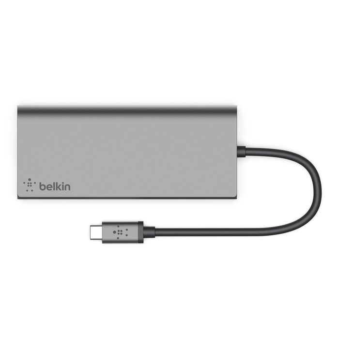 Belkin USB-C Multimedia Hub + Power - Space Grey