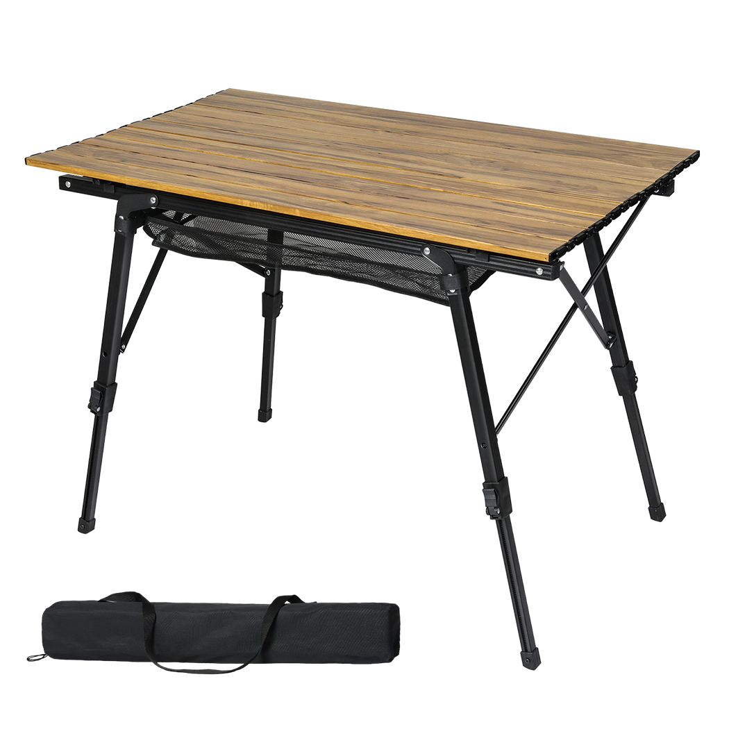Levede Folding Camping Table Portable Aluminium BBQ Desk Rollup Picnic Outdoor-2050056781962547208