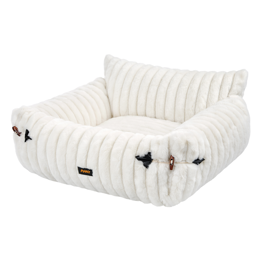 Pawz Cat Bed Extended Soft Plush Lounge Sofa Couch Pet Small Dog Removable Cover-2065254304725471240