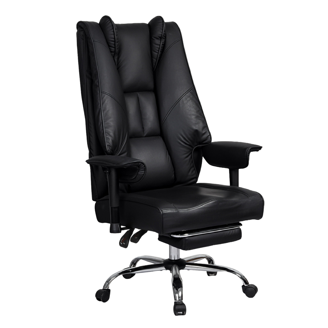 Levede Heavy Duty Office Chair Tall PU Leather High Back Computer Work Seat-2065254304528338952