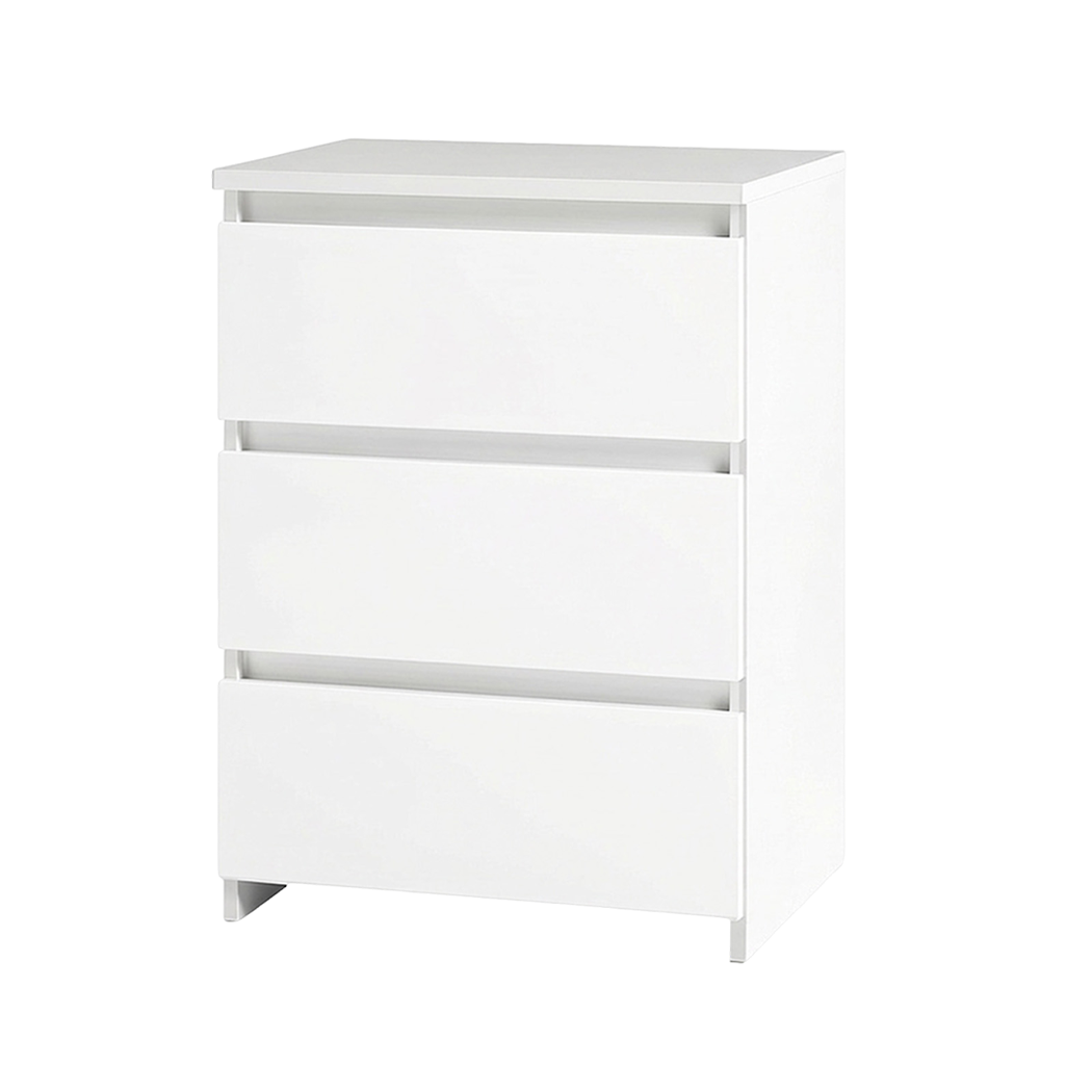 Levede Bedside Table Side Table 3 Drawers Storage Nightstand Bedroom Cabinet-2065254303236493320