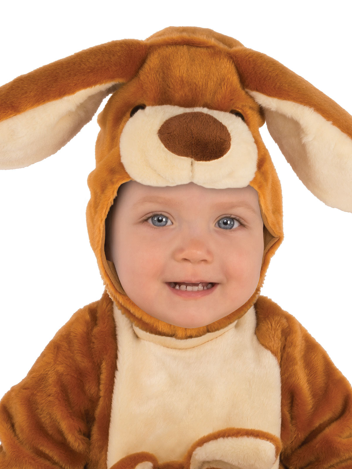 Rubie's Australian Kangaroo Costume with Joey Pouch for Kids – Plush Hooded Onesie Brown Colour