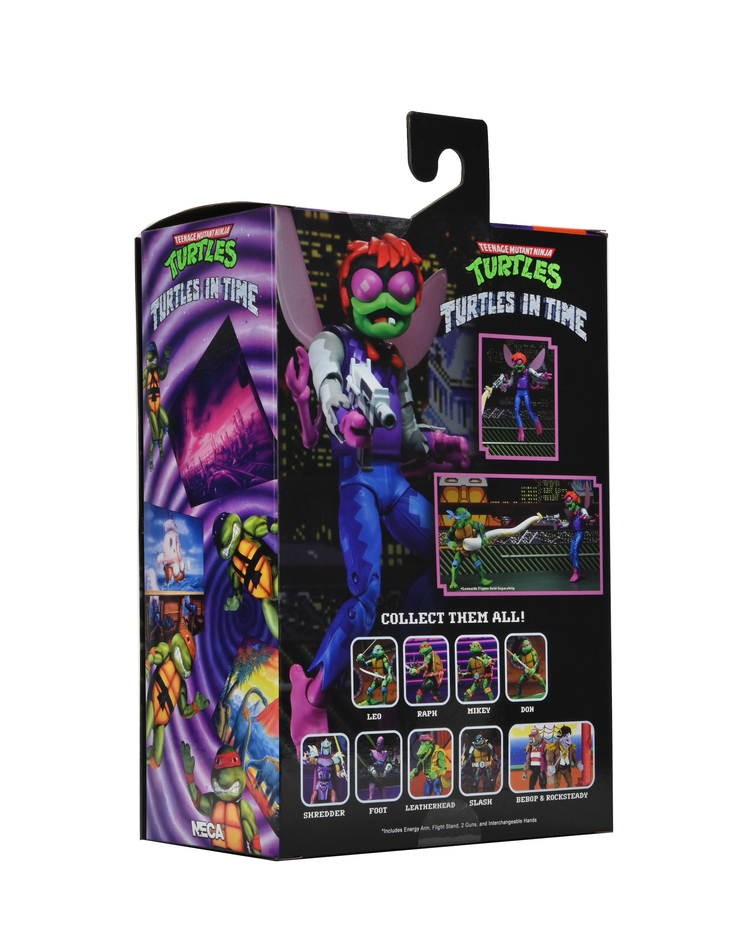 TMNT Turtles in Time Baxter Stockman 7" Figure – Arcade Pixel Deco Edition