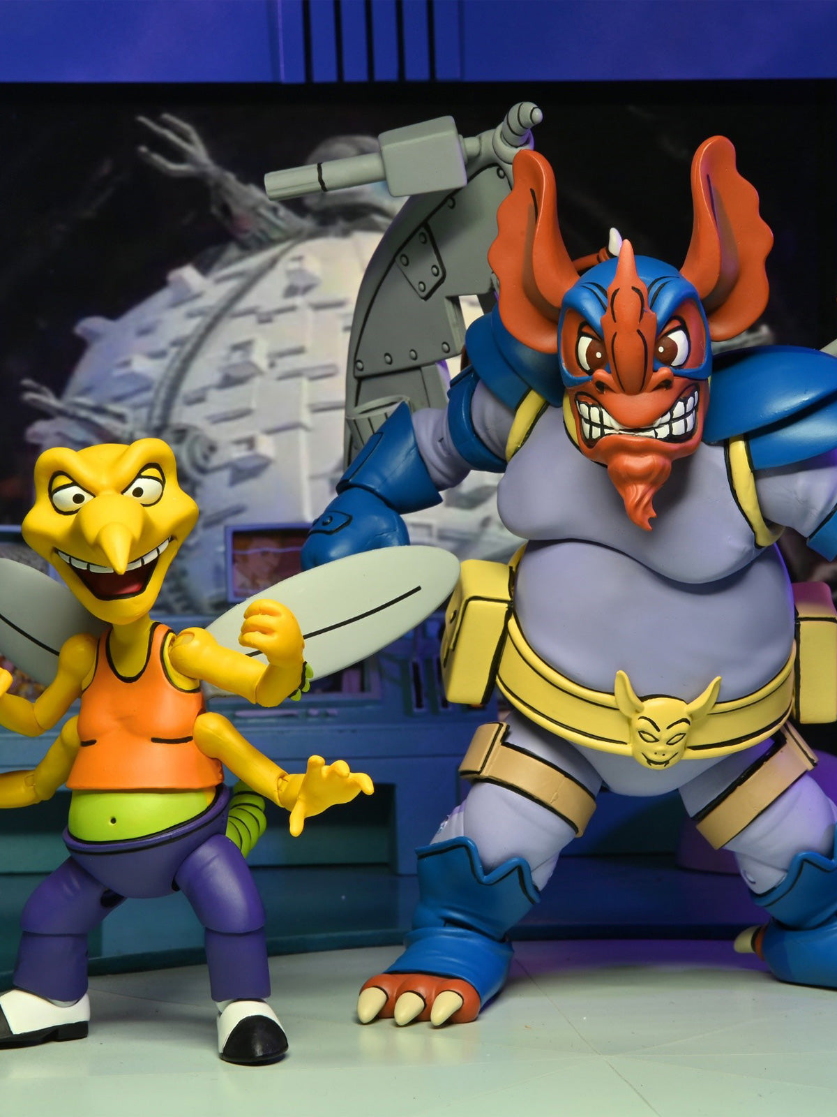 TMNT Wingnut & Screwloose 2 Pack 7" Figures – Cartoon Series Action Set