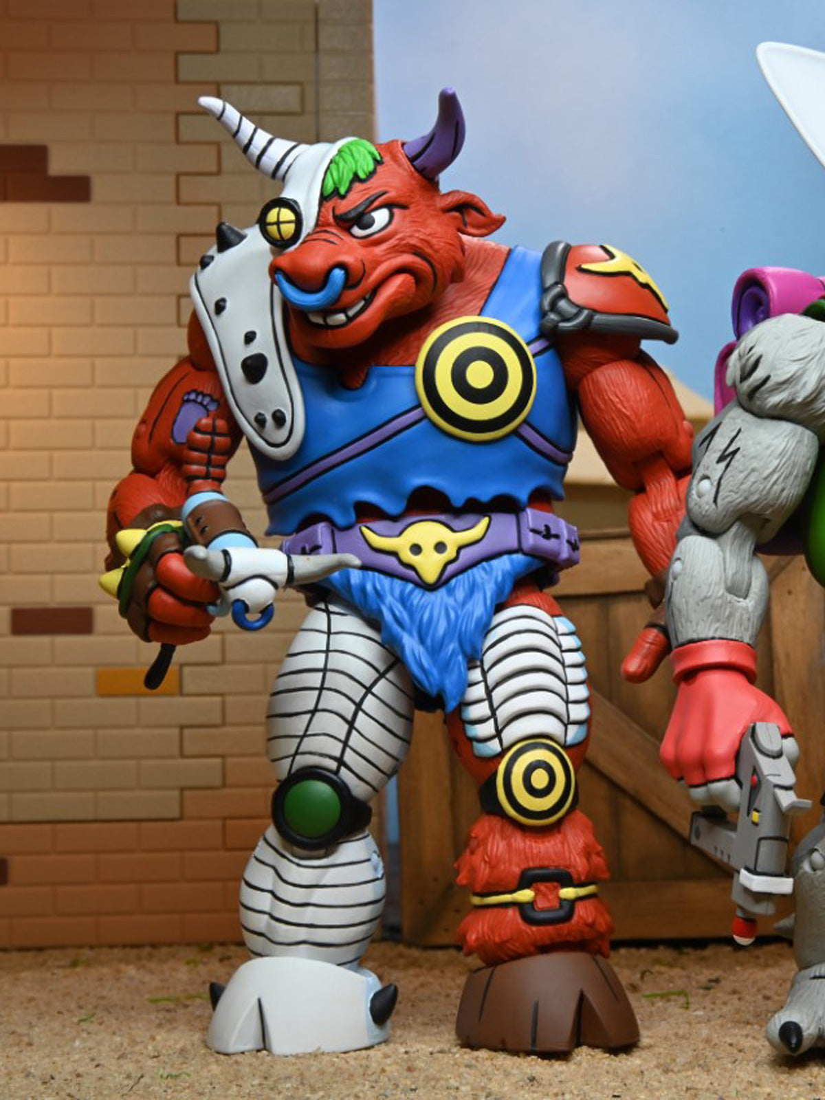 TMNT Dirtbag & Groundchuck 2 Pack 7" Figures – Classic Cartoon Villains