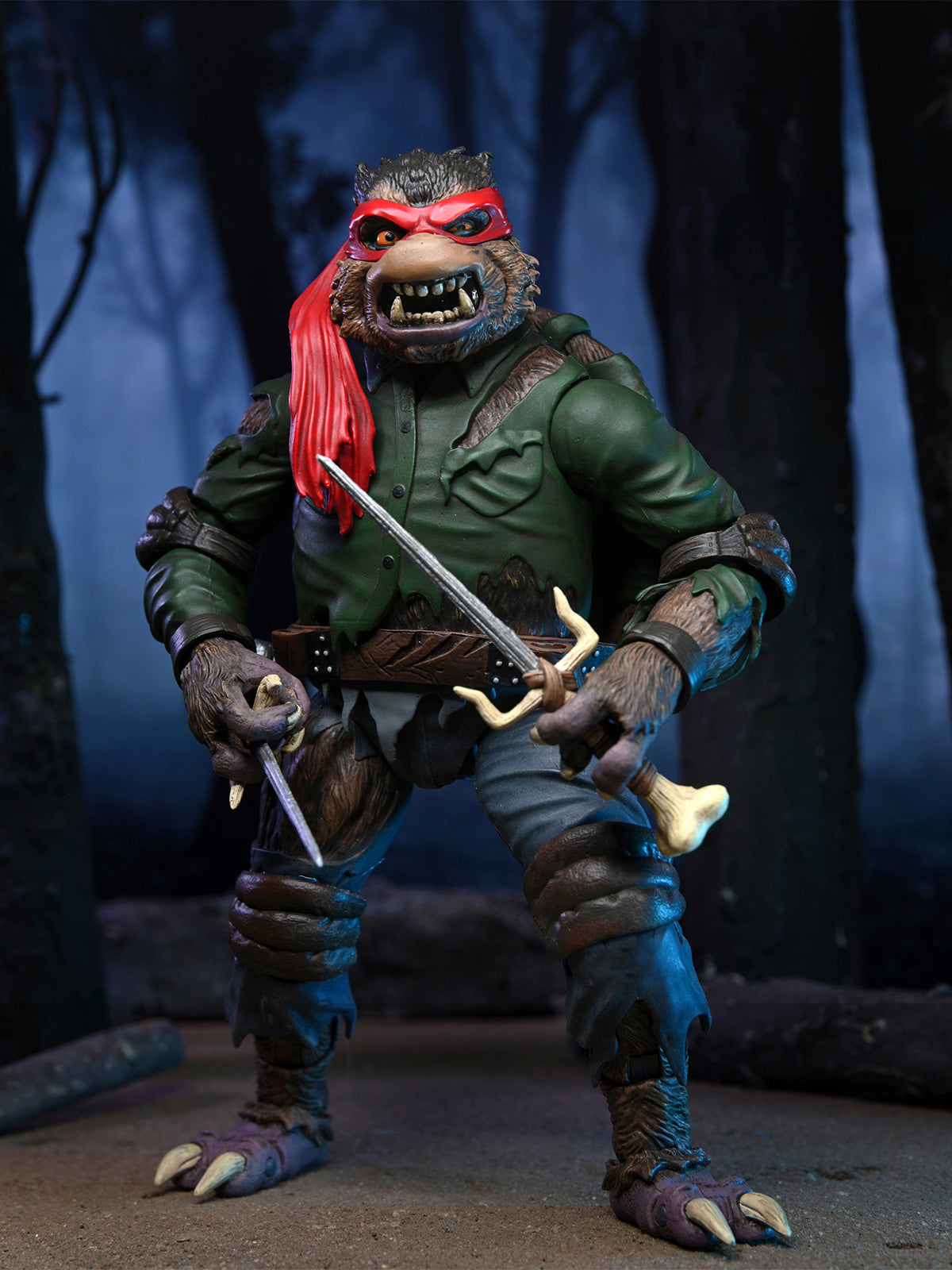 TMNT Raphael as The Wolfman 7" Action Figure – Universal Monsters Collab