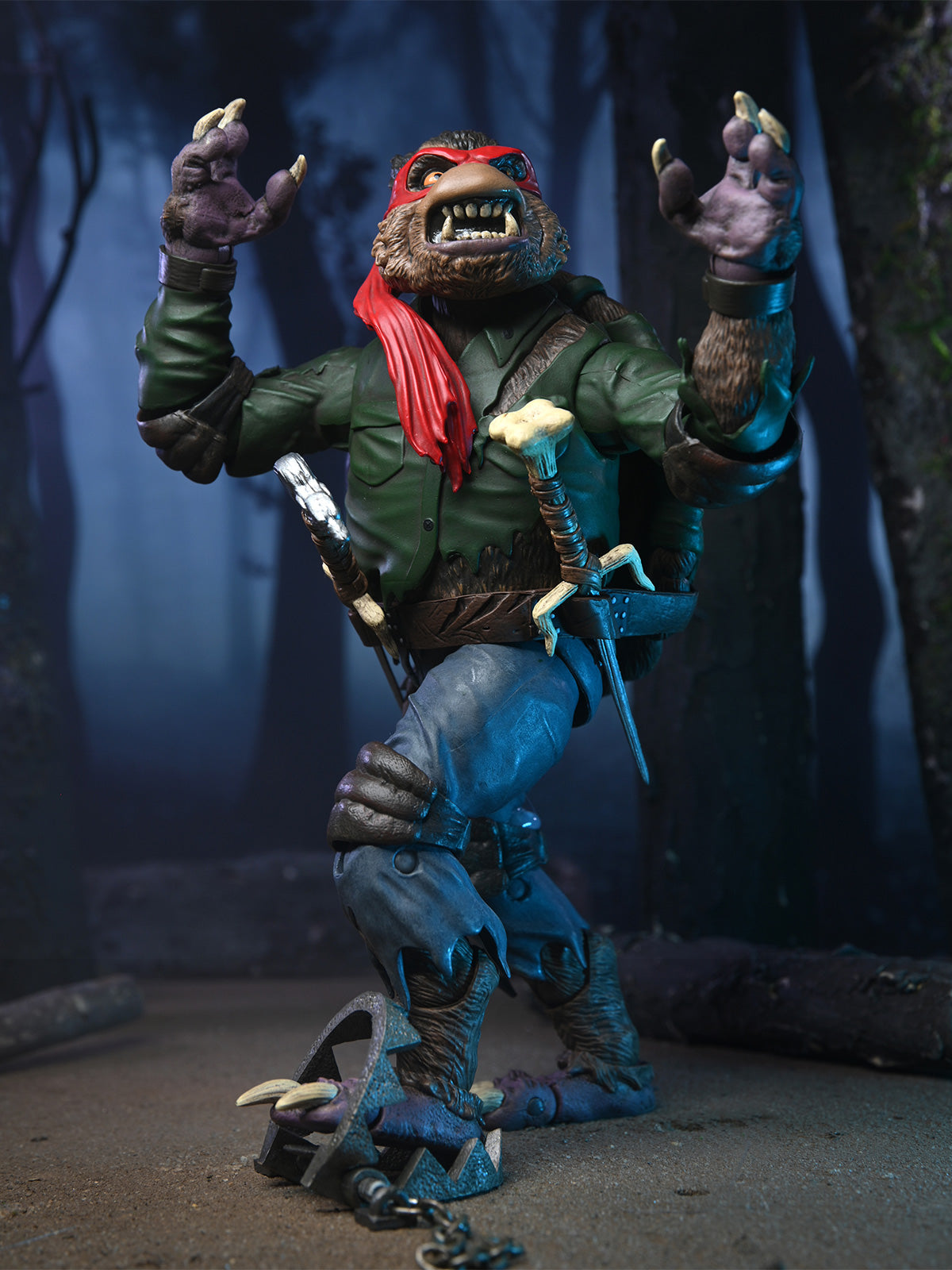 TMNT Raphael as The Wolfman 7" Action Figure – Universal Monsters Collab