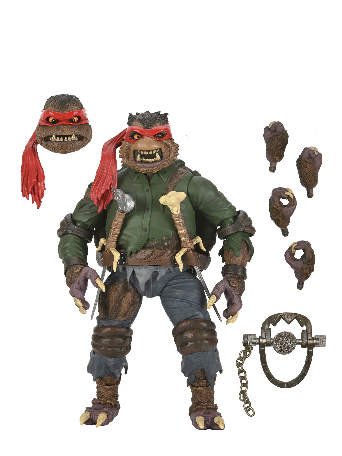 TMNT Raphael as The Wolfman 7" Action Figure – Universal Monsters Collab