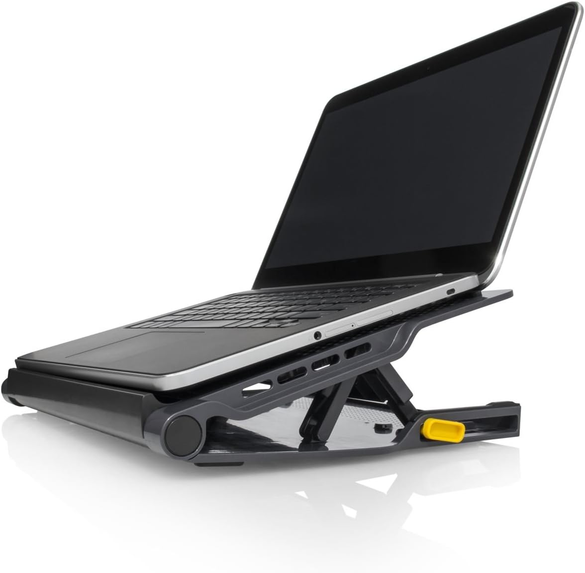 Targus USB-Powered Laptop Cooling Pad with Built-in USB Hub – Portable Chill Mat with Quiet Fans, Sturdy Design, Black