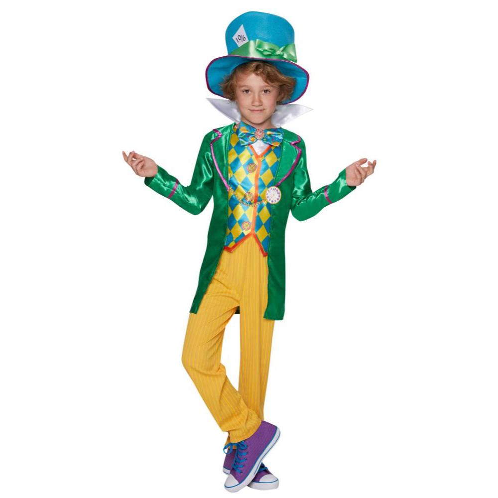 Disney Alice in Wonderland Mad Hatter Kids Costume