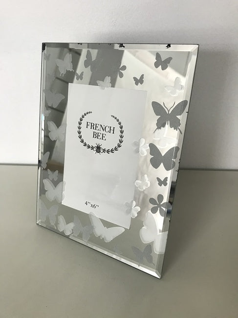 Butterfly Photo Frame 4x6 Inch Decorative Picture Frame for Home or Gift