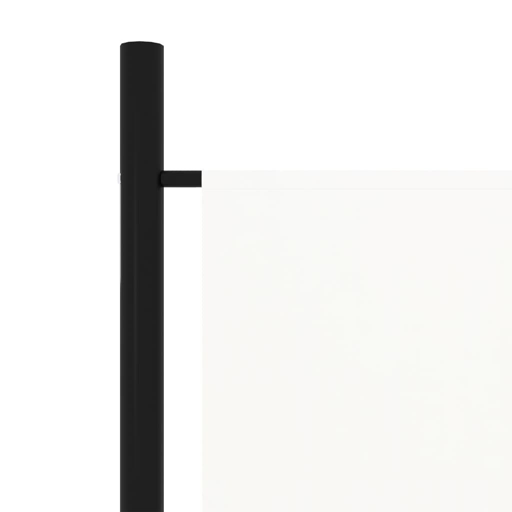 6 Panel Room Divider Privacy Screen Folding Partition Foldable Panels White