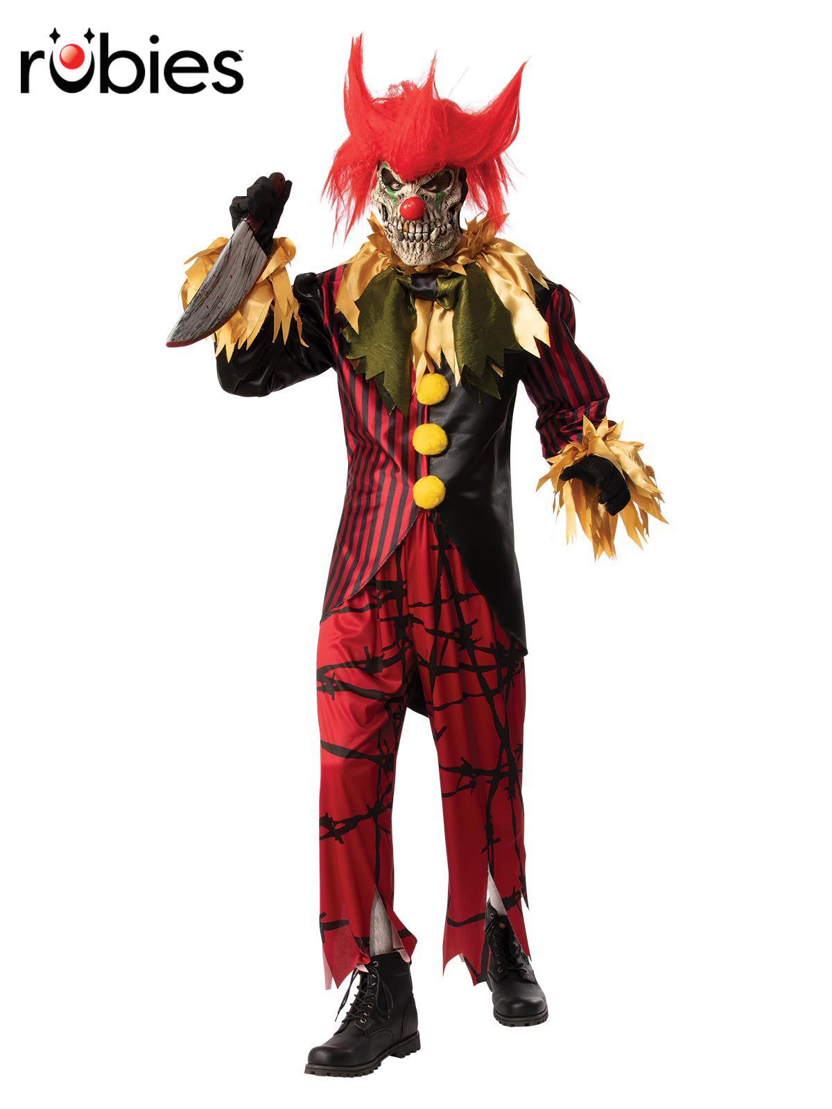 Crazy Clown Costume Adult