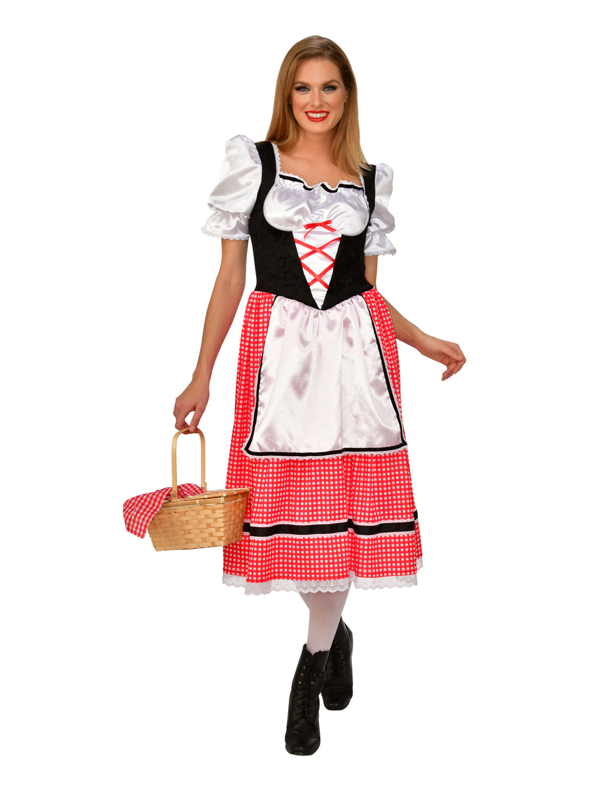 Rubie’s Little Red Riding Hood Costume for Kids – Dress with Hooded Cape, Red Colour