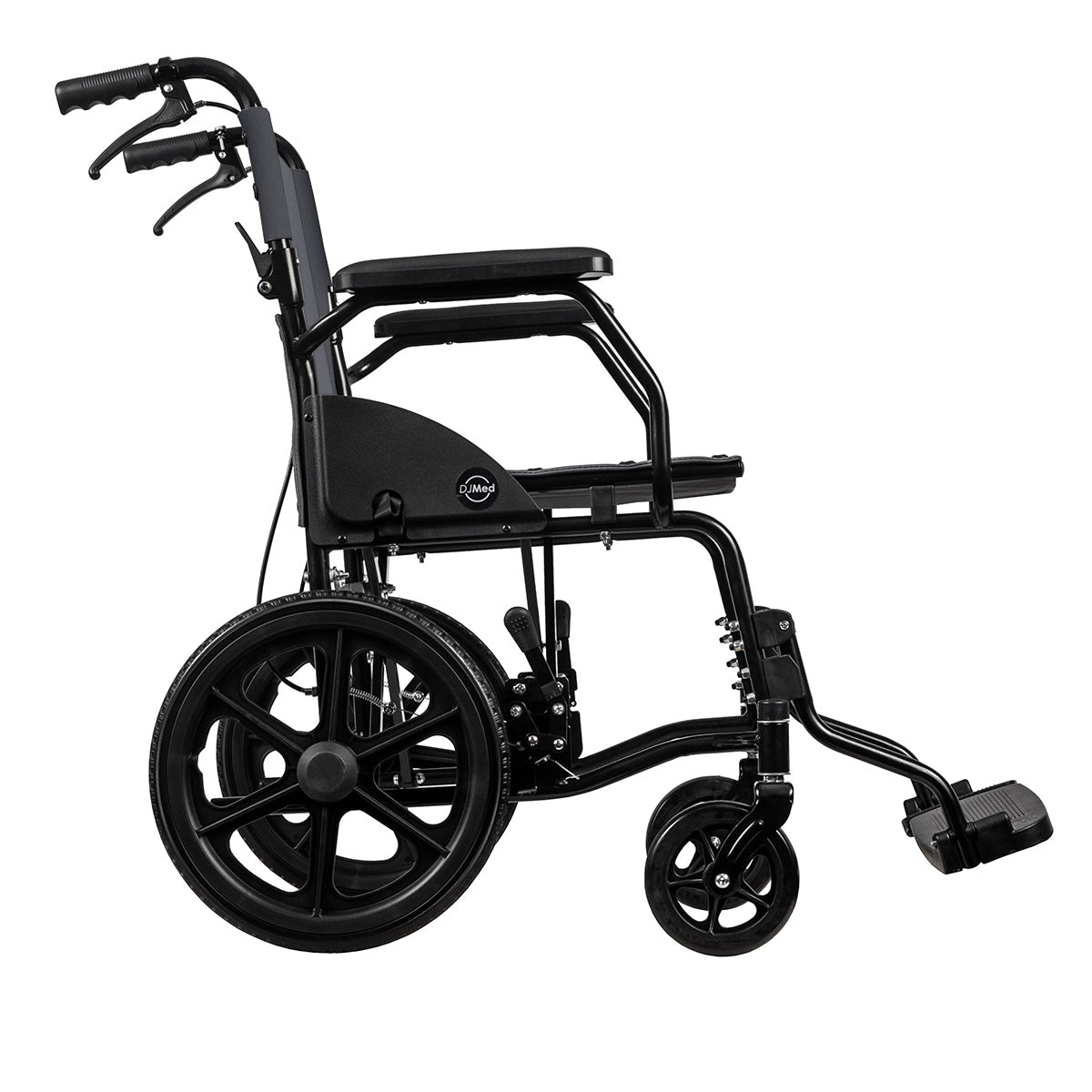 Classic Transit Wheelchair - Aqua/ Black