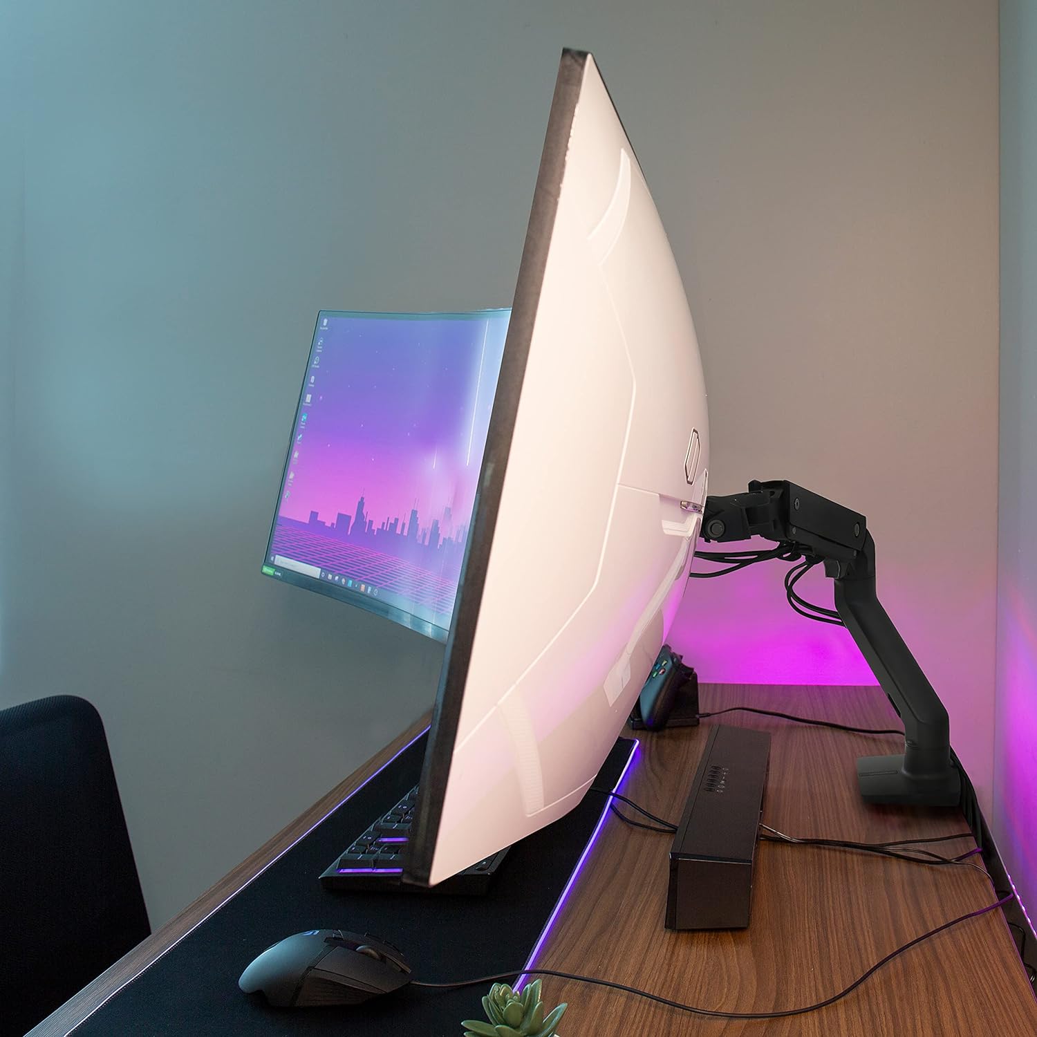 Ergotron HX Desk Monitor Arm with HD Pivot Matte