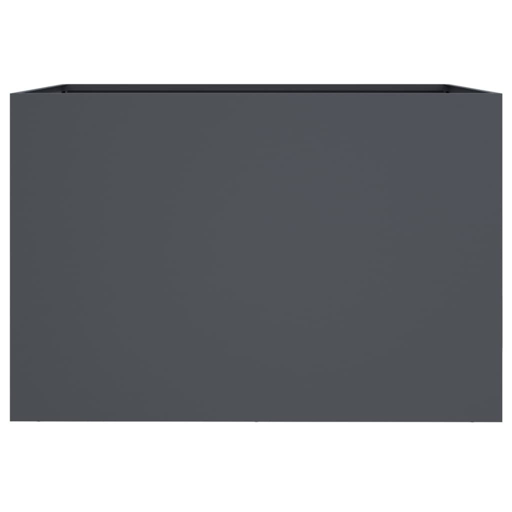 Planter Anthracite 62x40x39 cm Steel