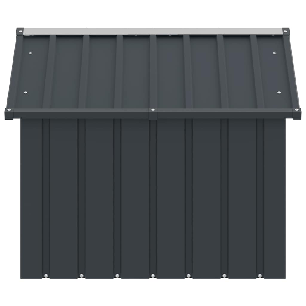 Dog House Anthracite 116.5x103x81.5 cm Galvanised Steel