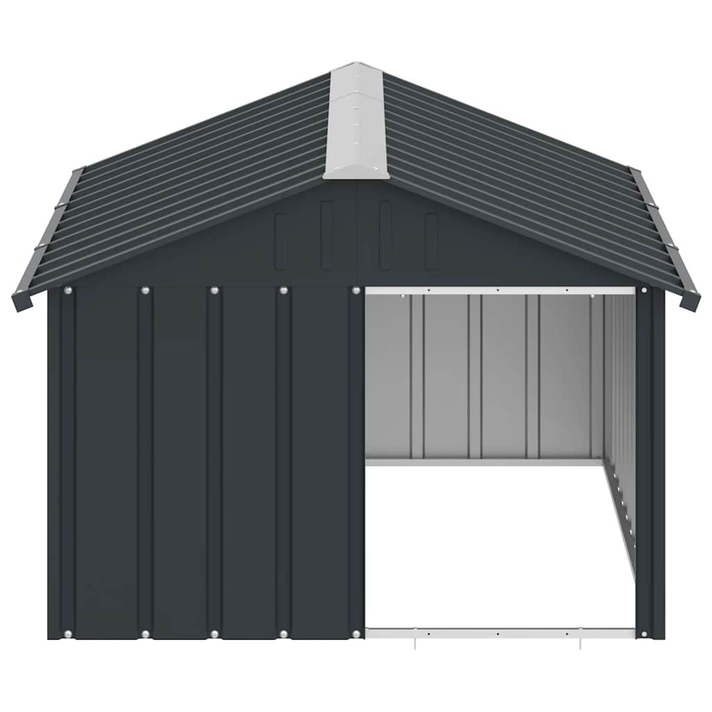 Dog House Anthracite 116.5x153x81.5 cm Galvanised Steel