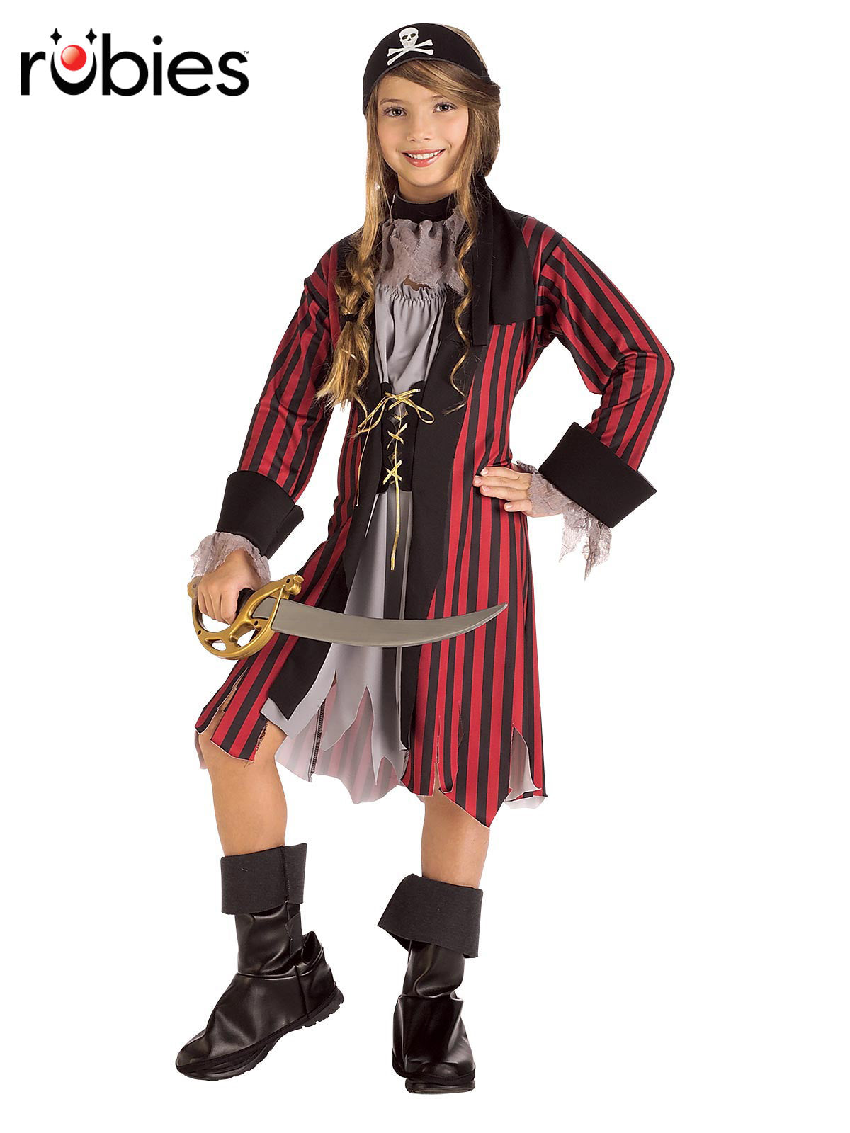 Caribbean Princess Pirate Costume Child