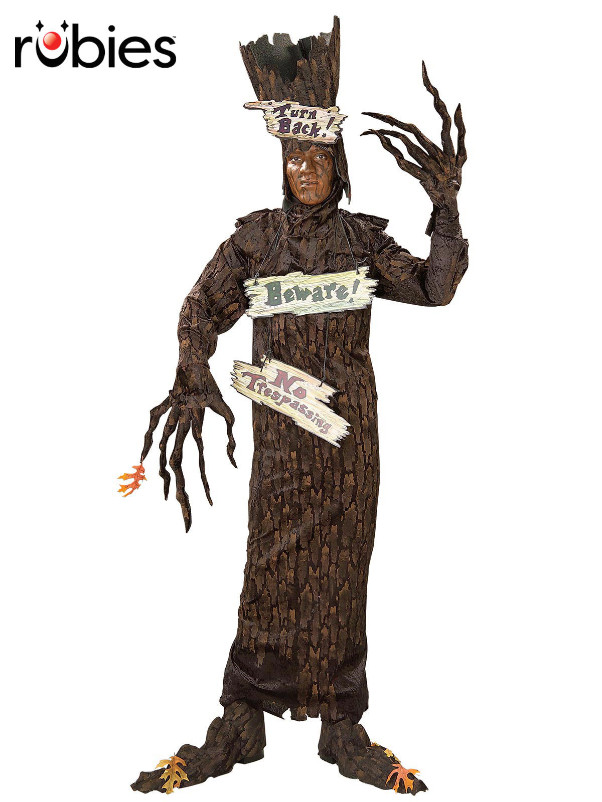 Haunted Tree Halloween Costume for Adults with Hood Gloves and Shoe Covers