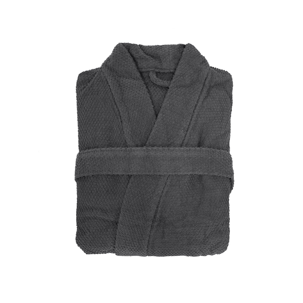 Bambury Angove Cotton Robe - Charcoal