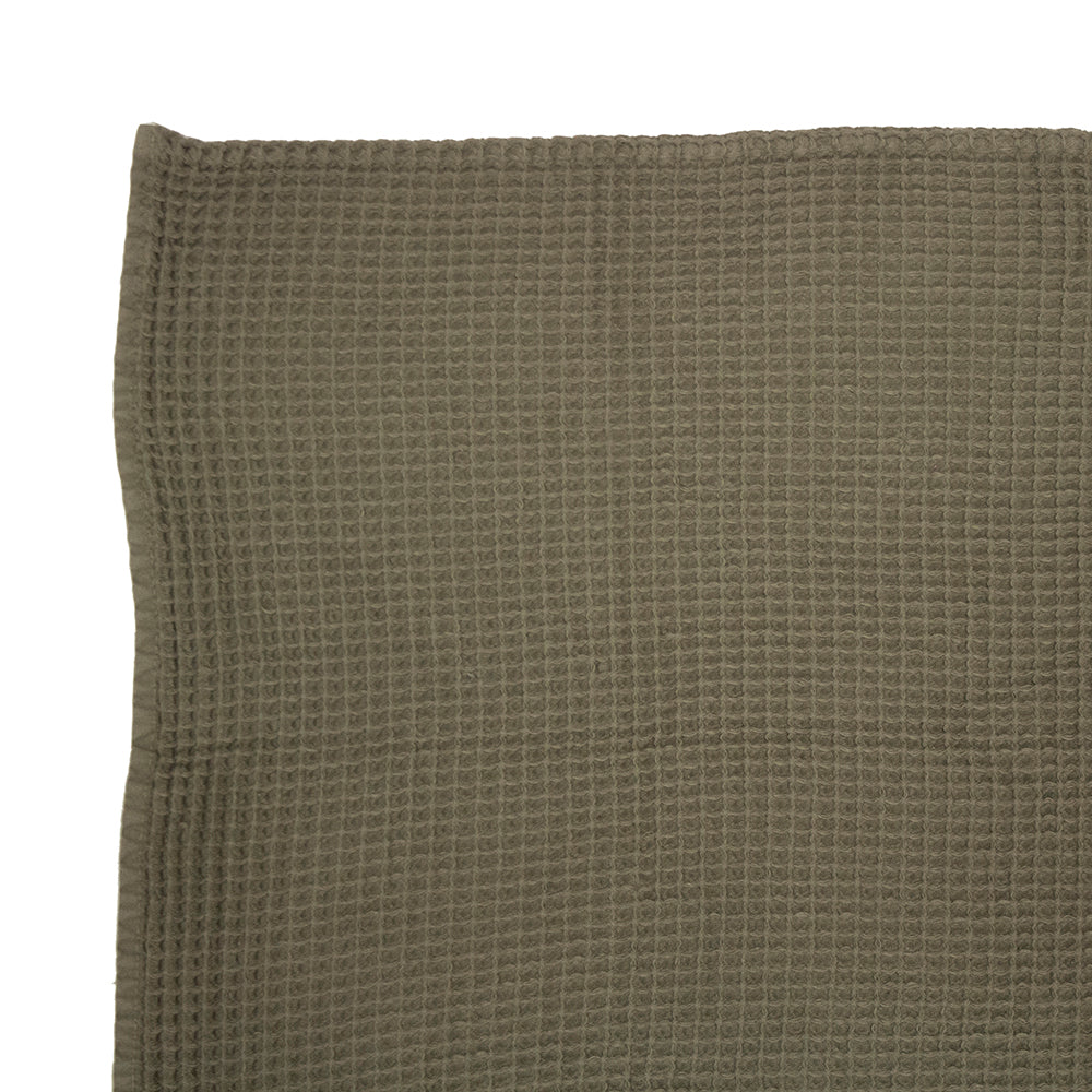 Bambury Waffle Hand Towel - Olive