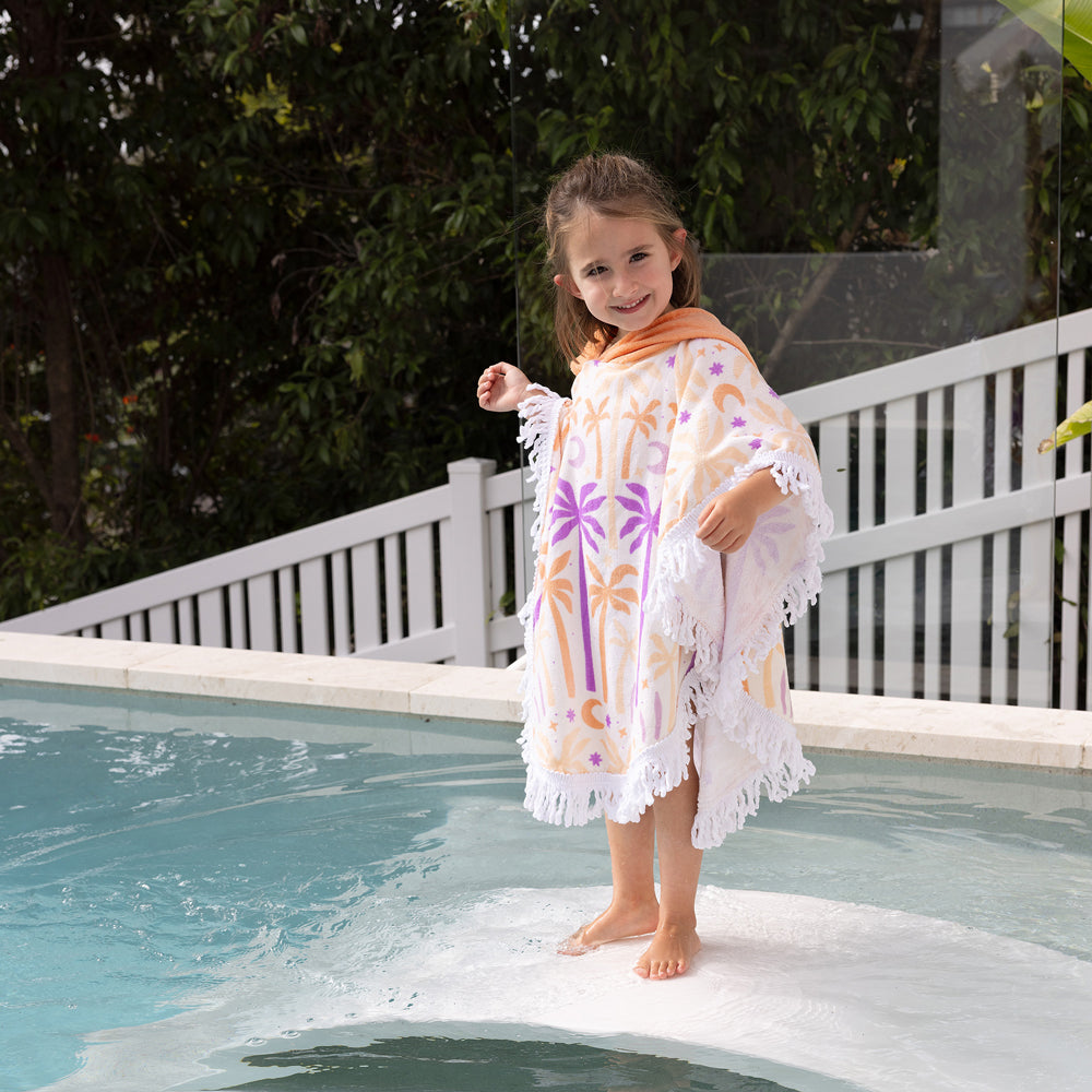 Bambury Kids Shaped Poncho - Luna Tree
