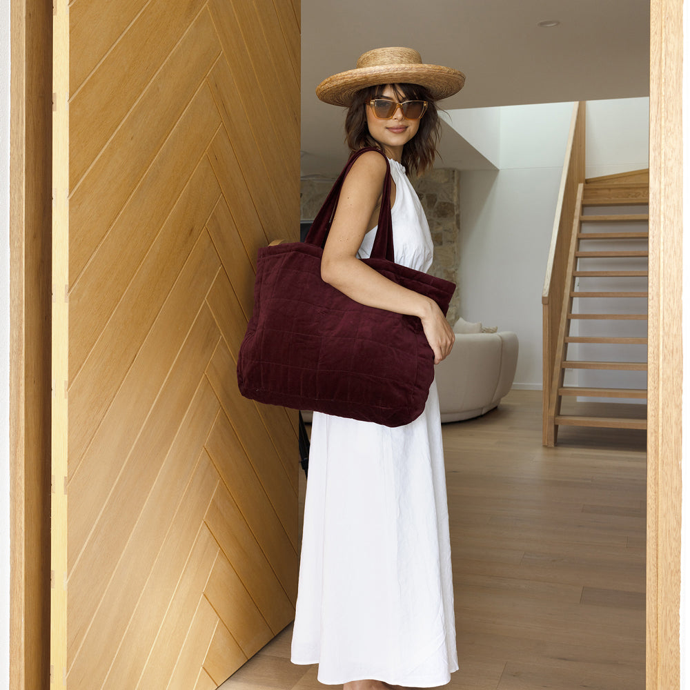 Bambury Nuno Tote Bag - Sangria
