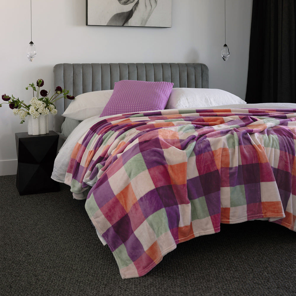 Bambury Dora Square Cushion - Orchid