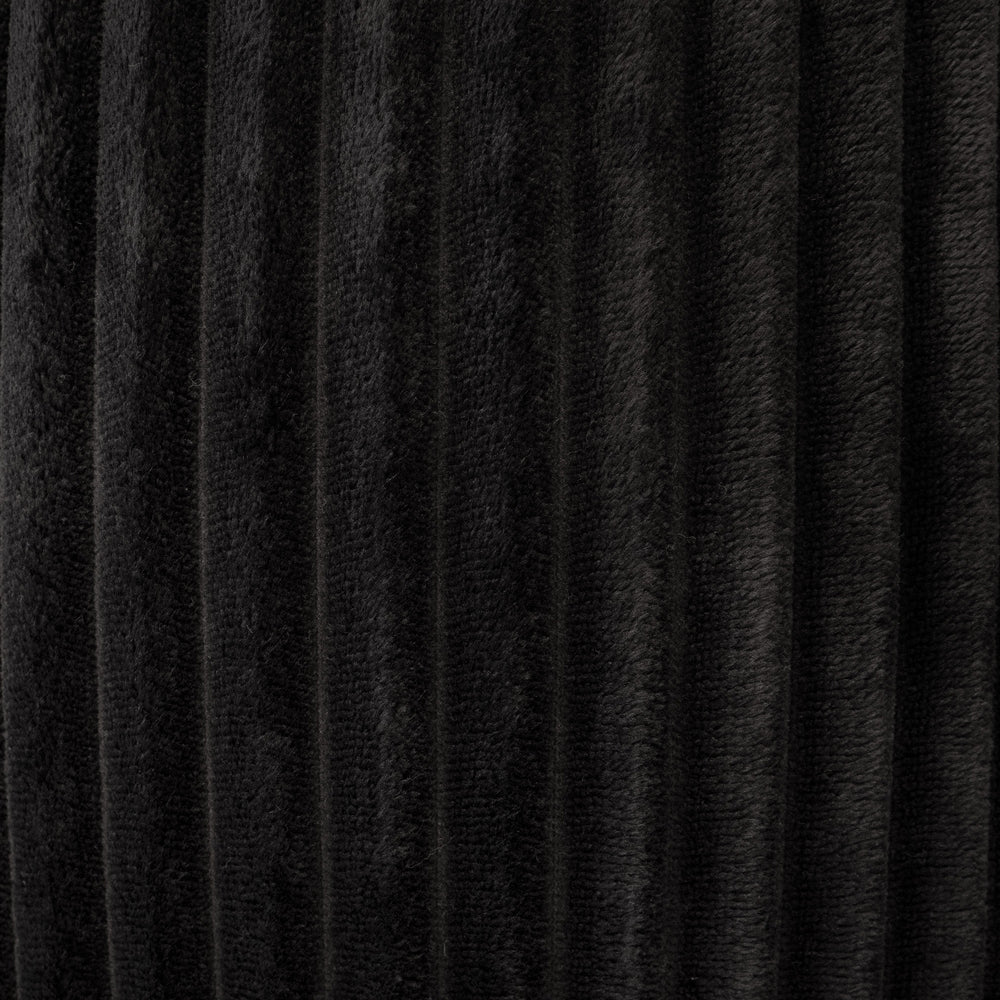 Bambury Channel Square Cushion - Charcoal