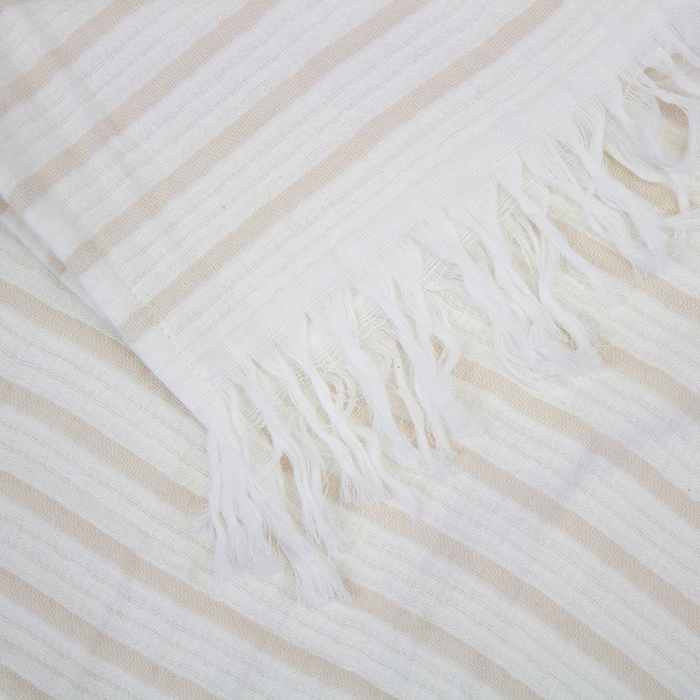 Bambury Haven Throw - Shell