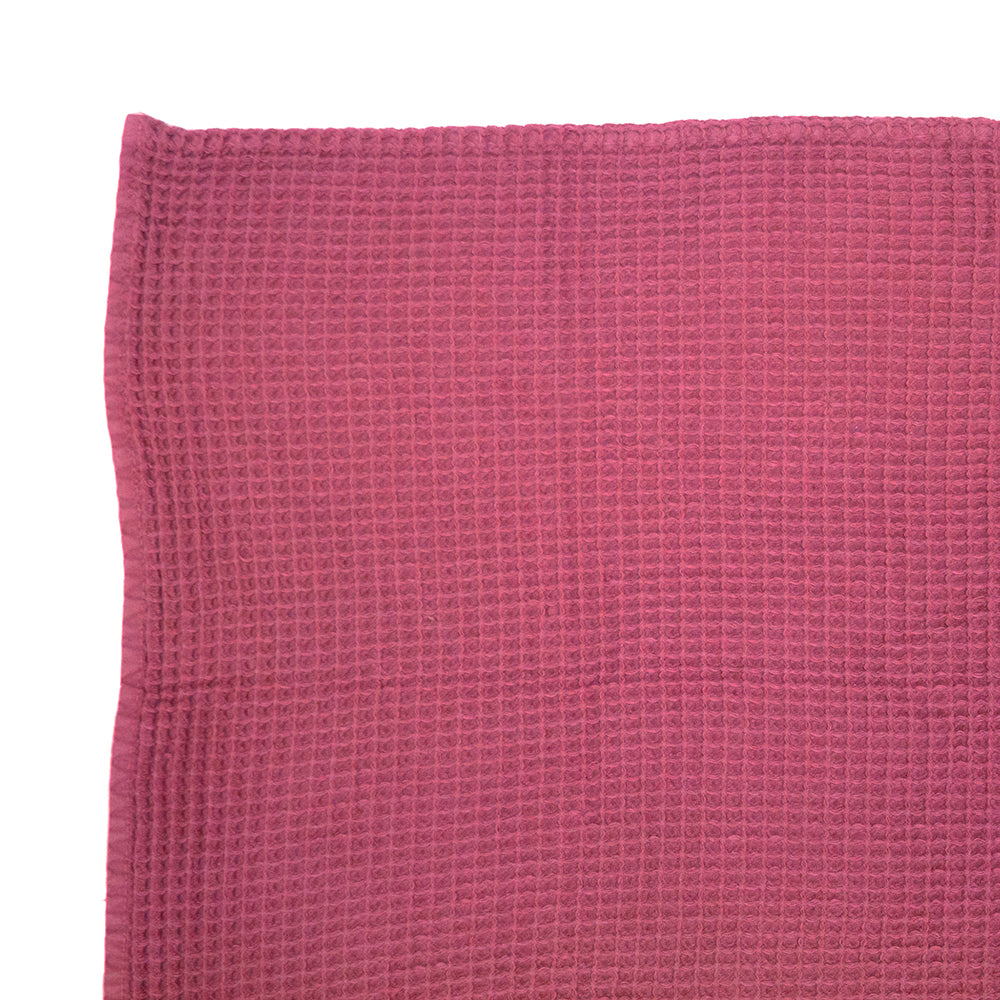 Bambury Waffle Throw - Pink